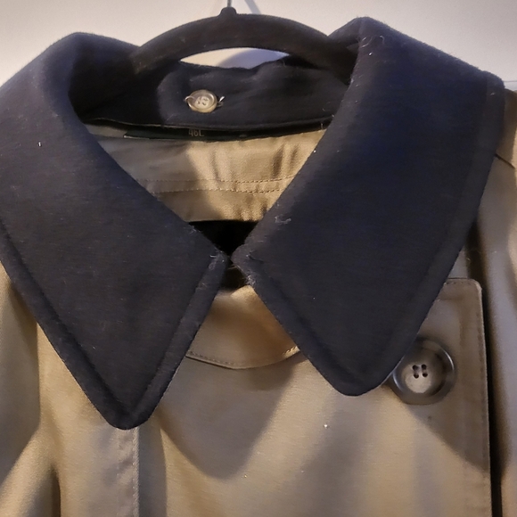 Ralph Lauren Trench Coat Men's 46 Long Removable Wool Lining Belted - Picture 3 of 15